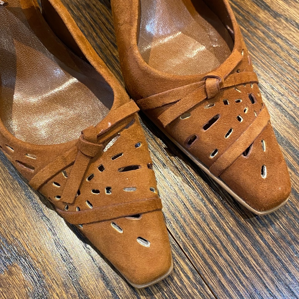 Suede Kitten Heels - Picture 5 of 8